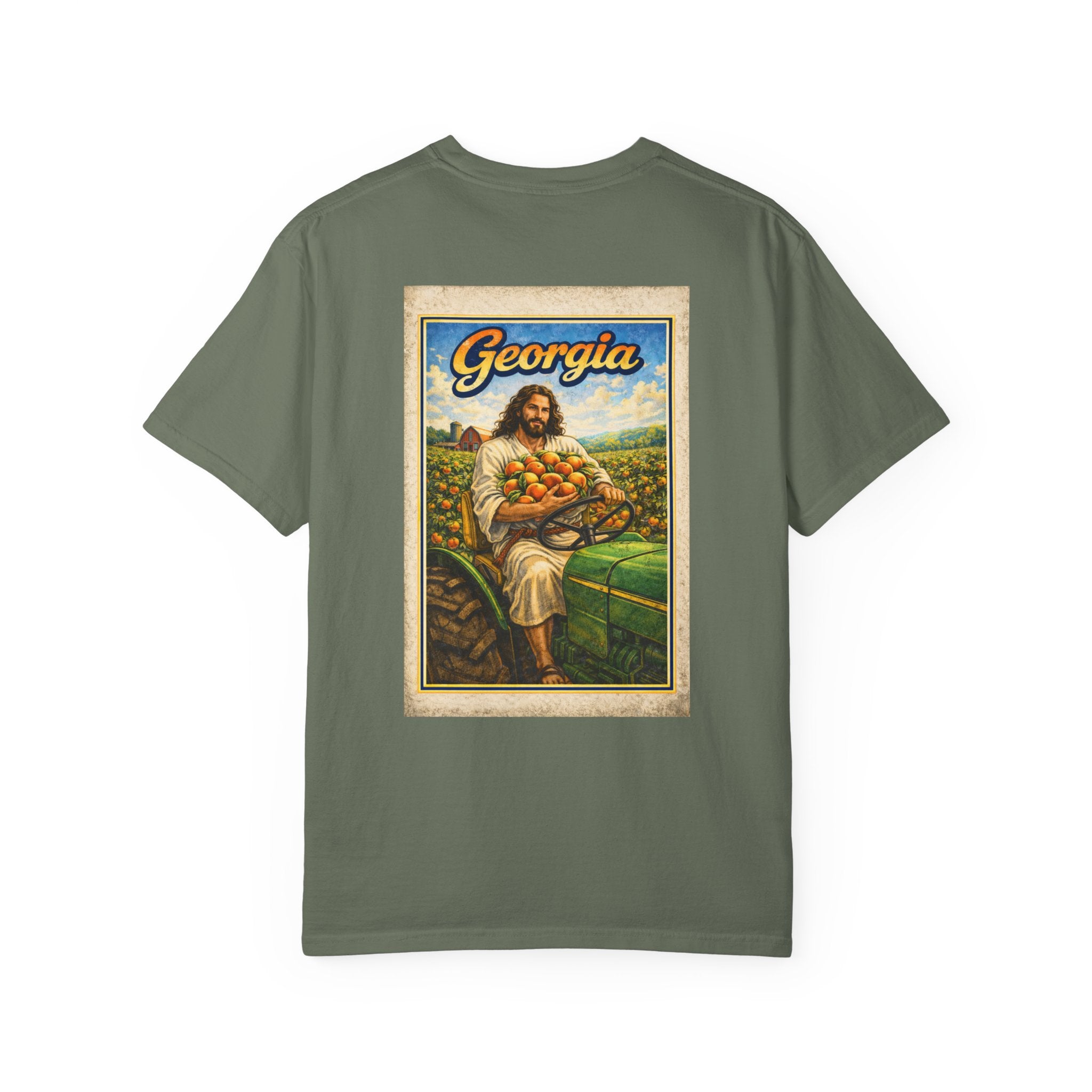 Georgia T-Shirt — “Peach State Praise” Jesus Graphic Tee