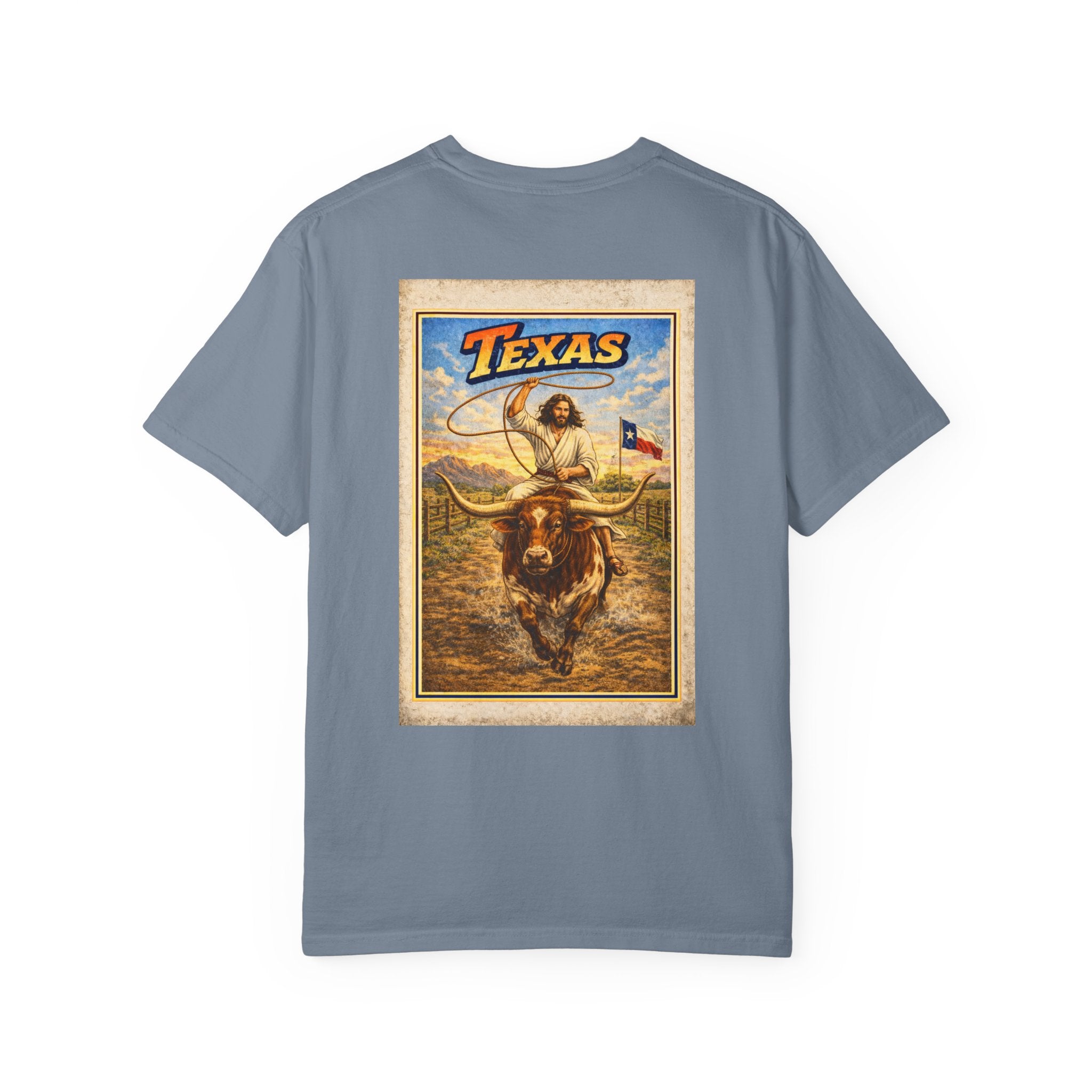Texas T-Shirt — “Faith Bigger Than Texas” Jesus Graphic Tee