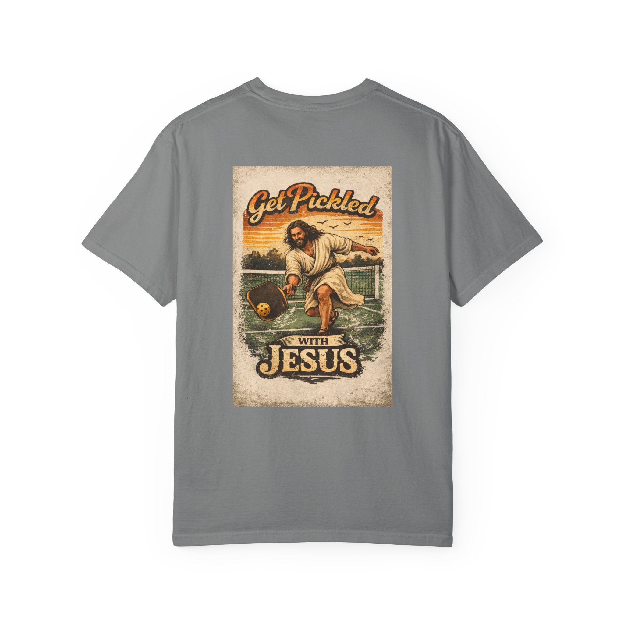 Pickleball T-Shirt — "Get Pickled with Jesus" Graphic Tee