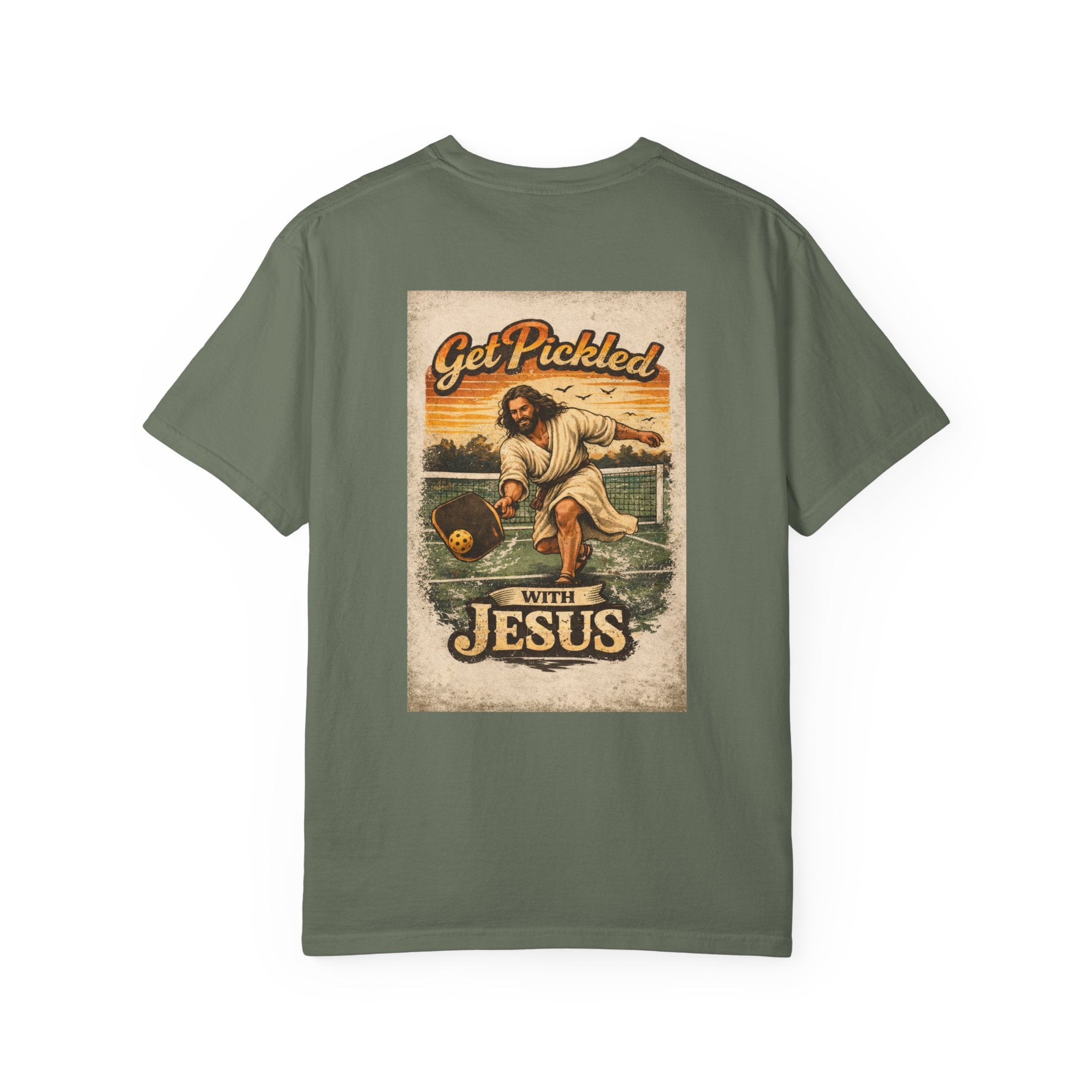 Pickleball T-Shirt — "Get Pickled with Jesus" Graphic Tee