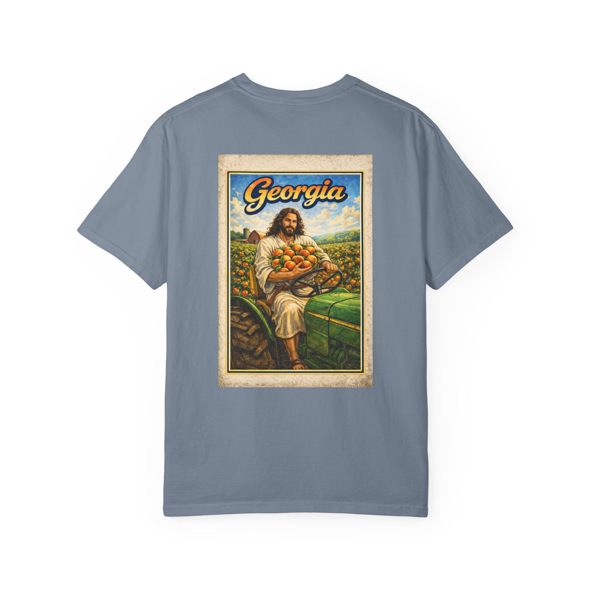 Georgia T-Shirt — “Peach State Praise” Jesus Graphic Tee