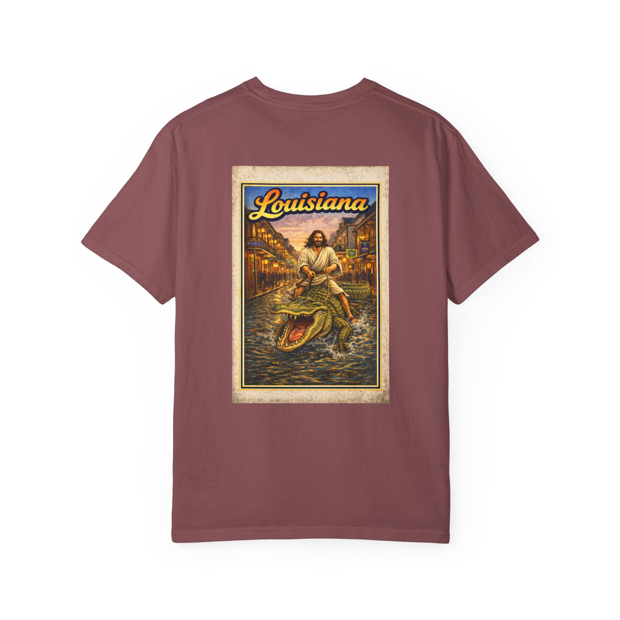 Louisiana T-Shirt — “Grace in the Bayou” Jesus Graphic Tee