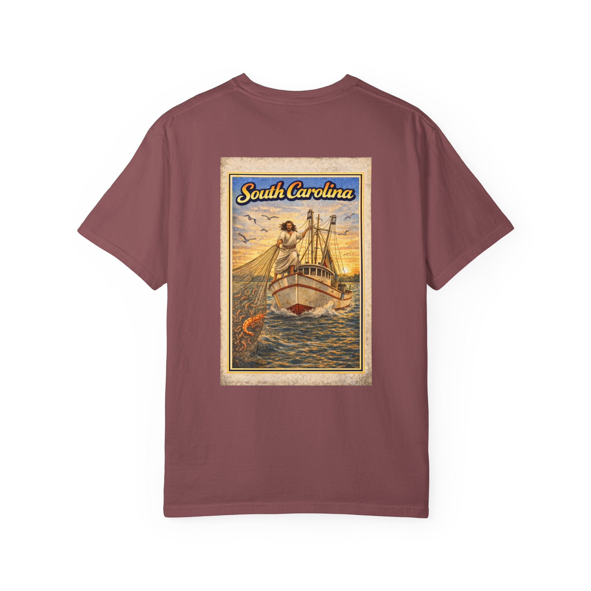 South Carolina T-Shirt — “Southern Grace, Strong Faith” Jesus Graphic Tee