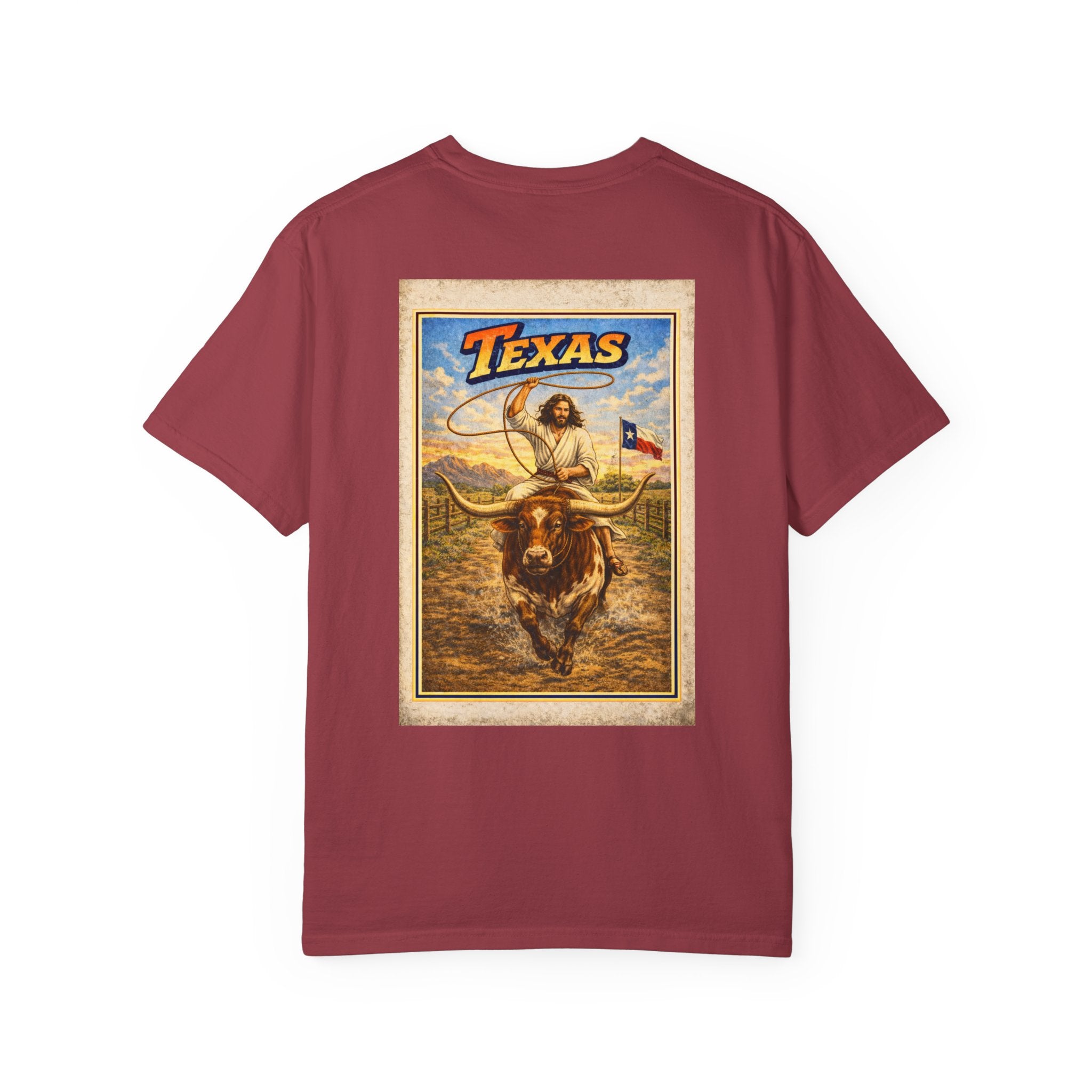 Texas T-Shirt — “Faith Bigger Than Texas” Jesus Graphic Tee