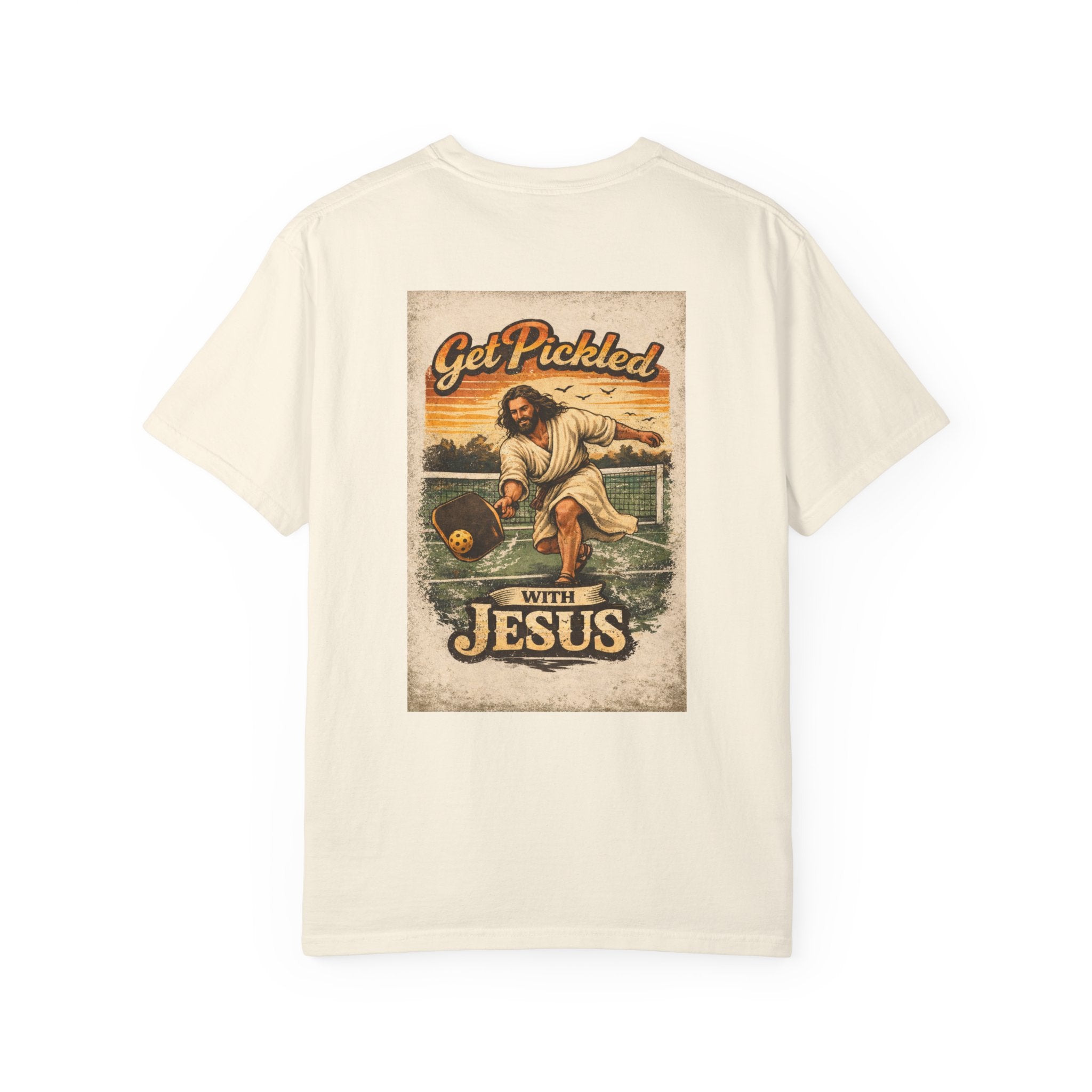 Pickleball T-Shirt — "Get Pickled with Jesus" Graphic Tee