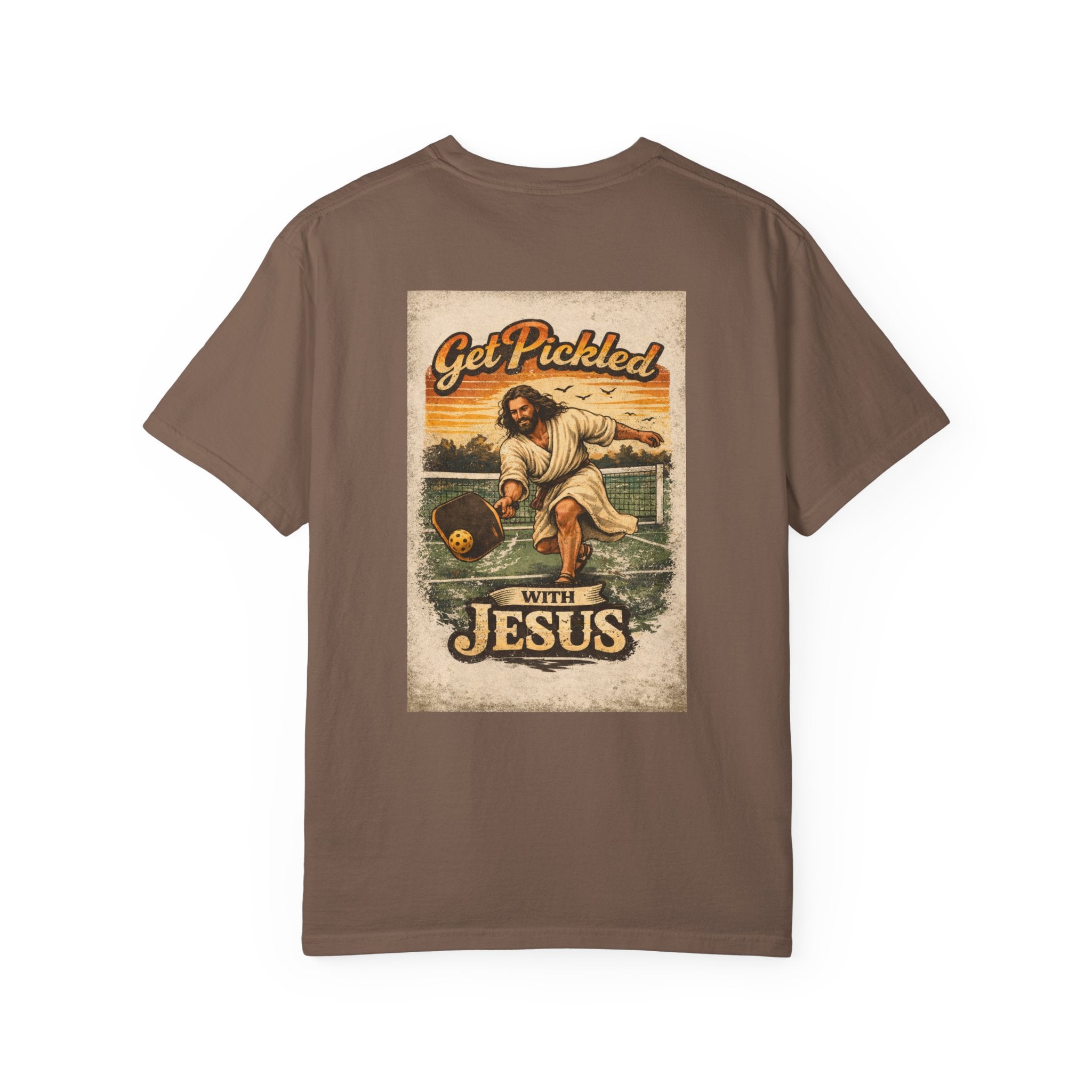 Pickleball T-Shirt — "Get Pickled with Jesus" Graphic Tee