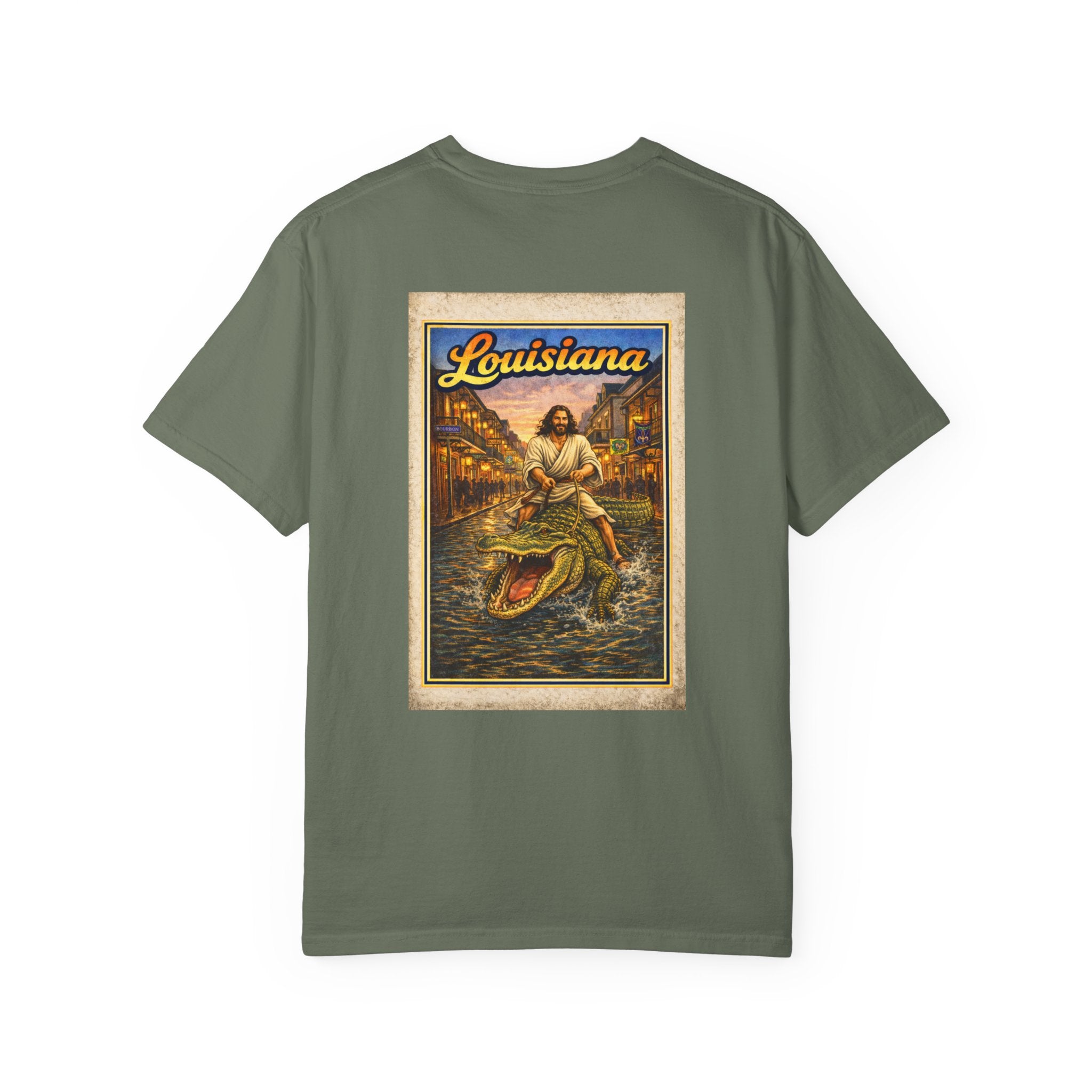 Louisiana T-Shirt — “Grace in the Bayou” Jesus Graphic Tee
