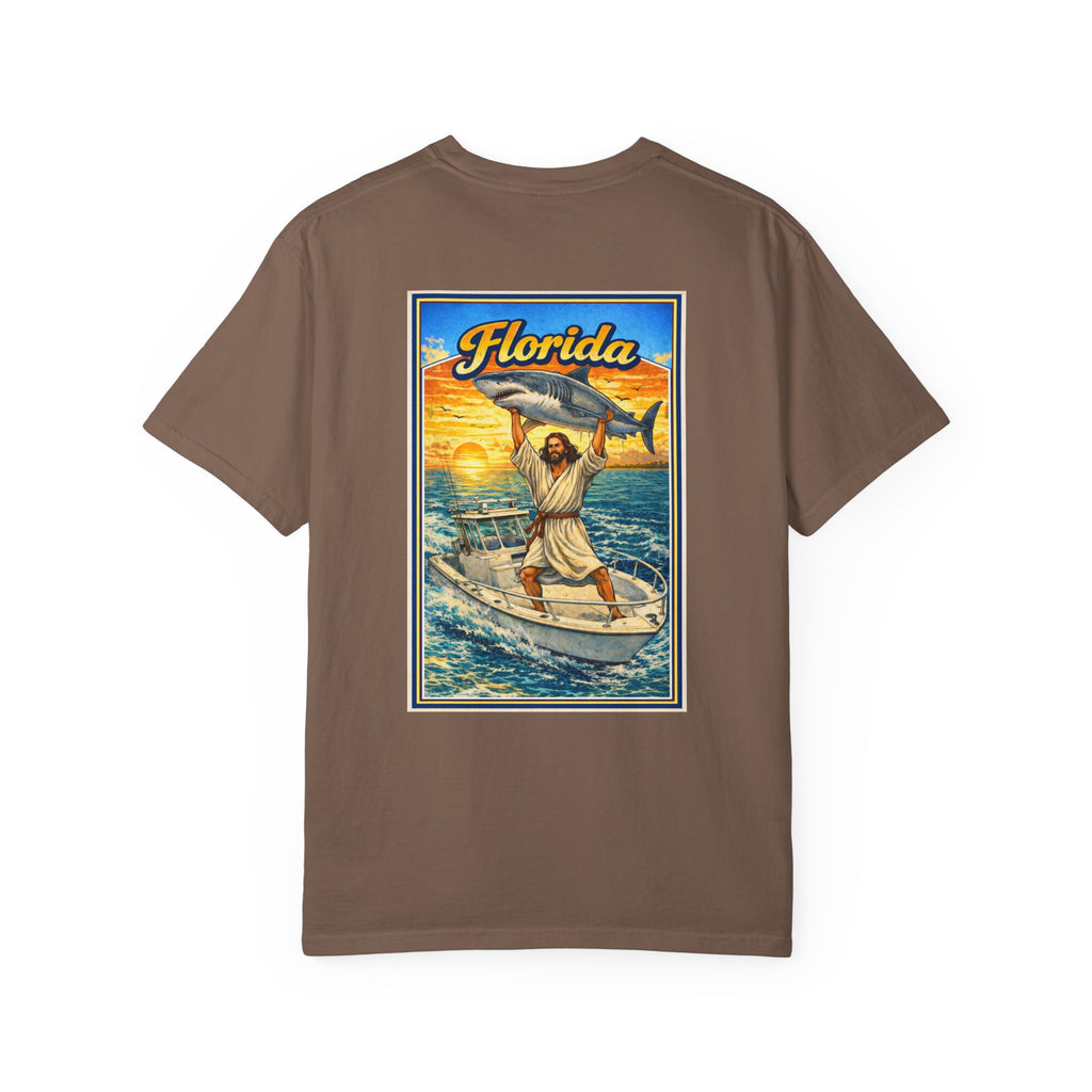 Florida T-Shirt — “Saltwater & Salvation” Jesus Graphic Tee