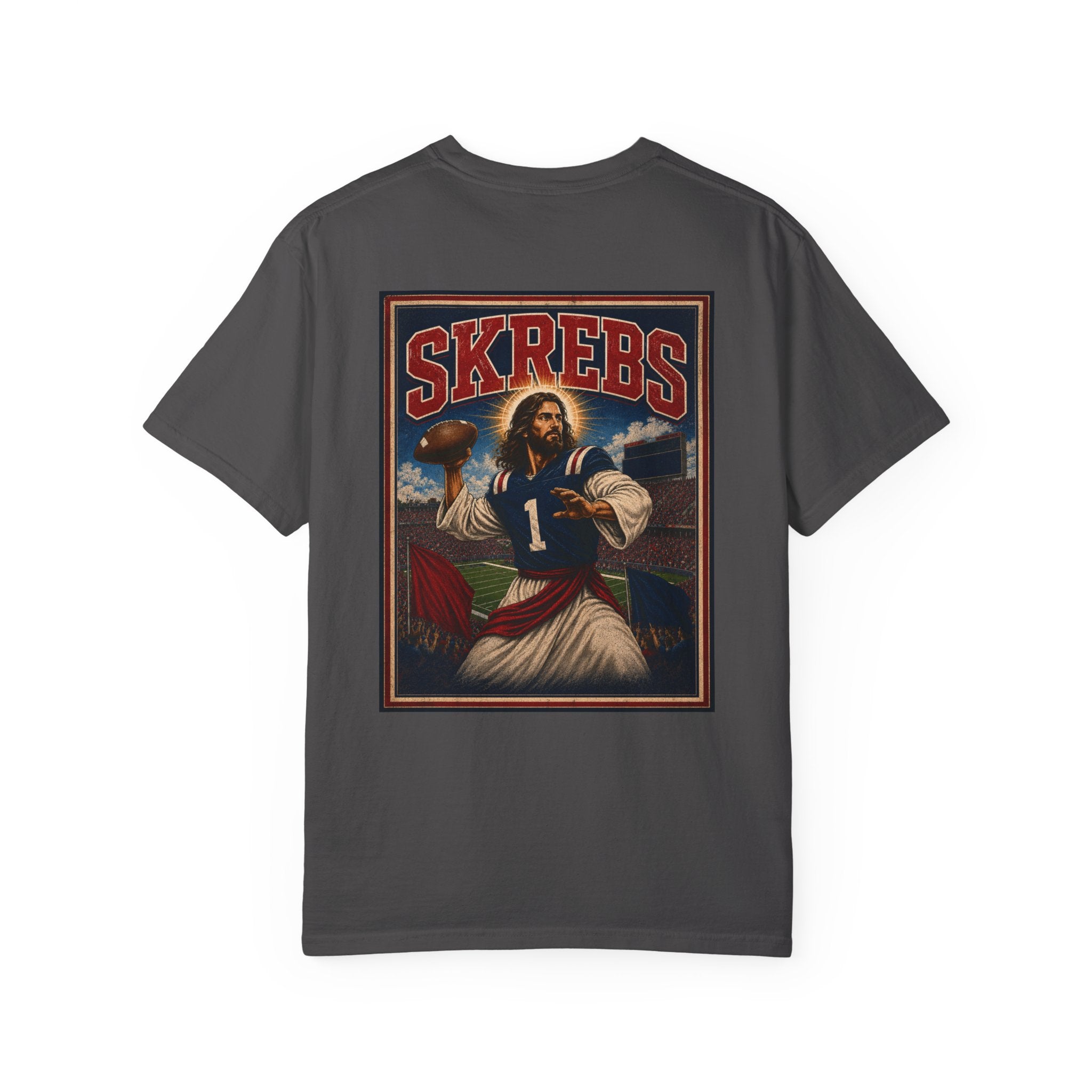 Skrebs Vintage Football Graphic T-Shirt