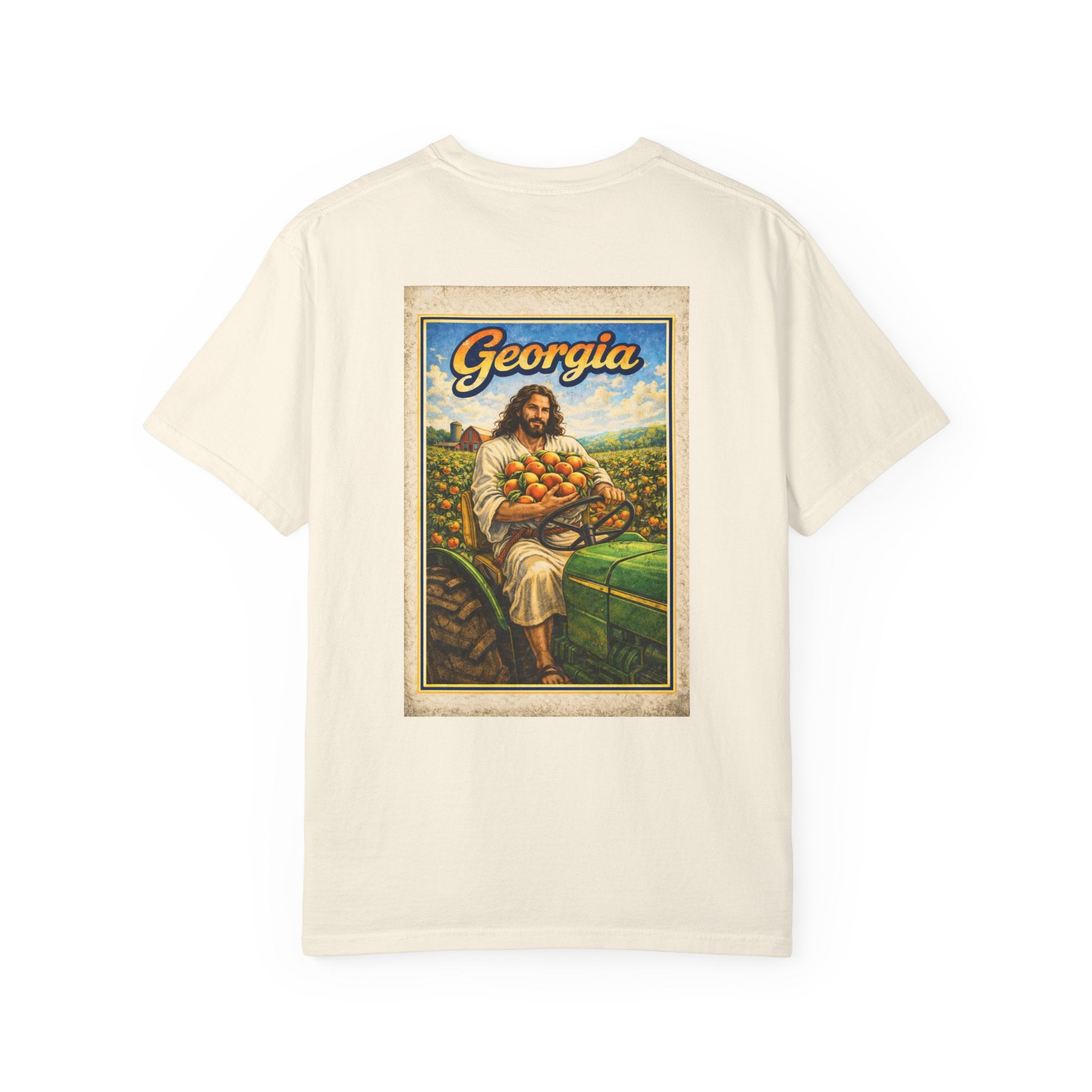 Georgia T-Shirt — “Peach State Praise” Jesus Graphic Tee