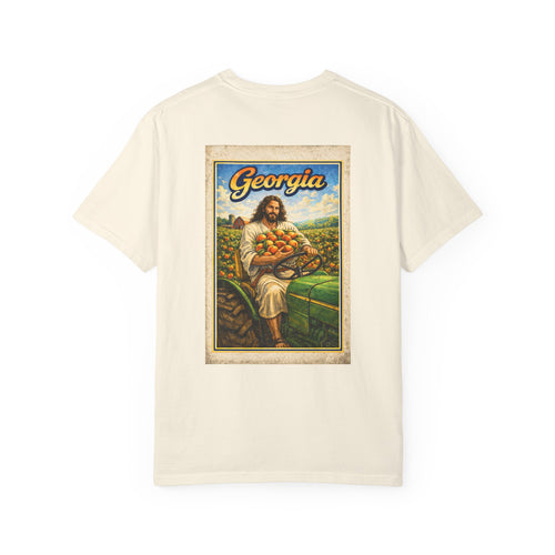 Georgia T-Shirt — “Peach State Praise” Jesus Graphic Tee