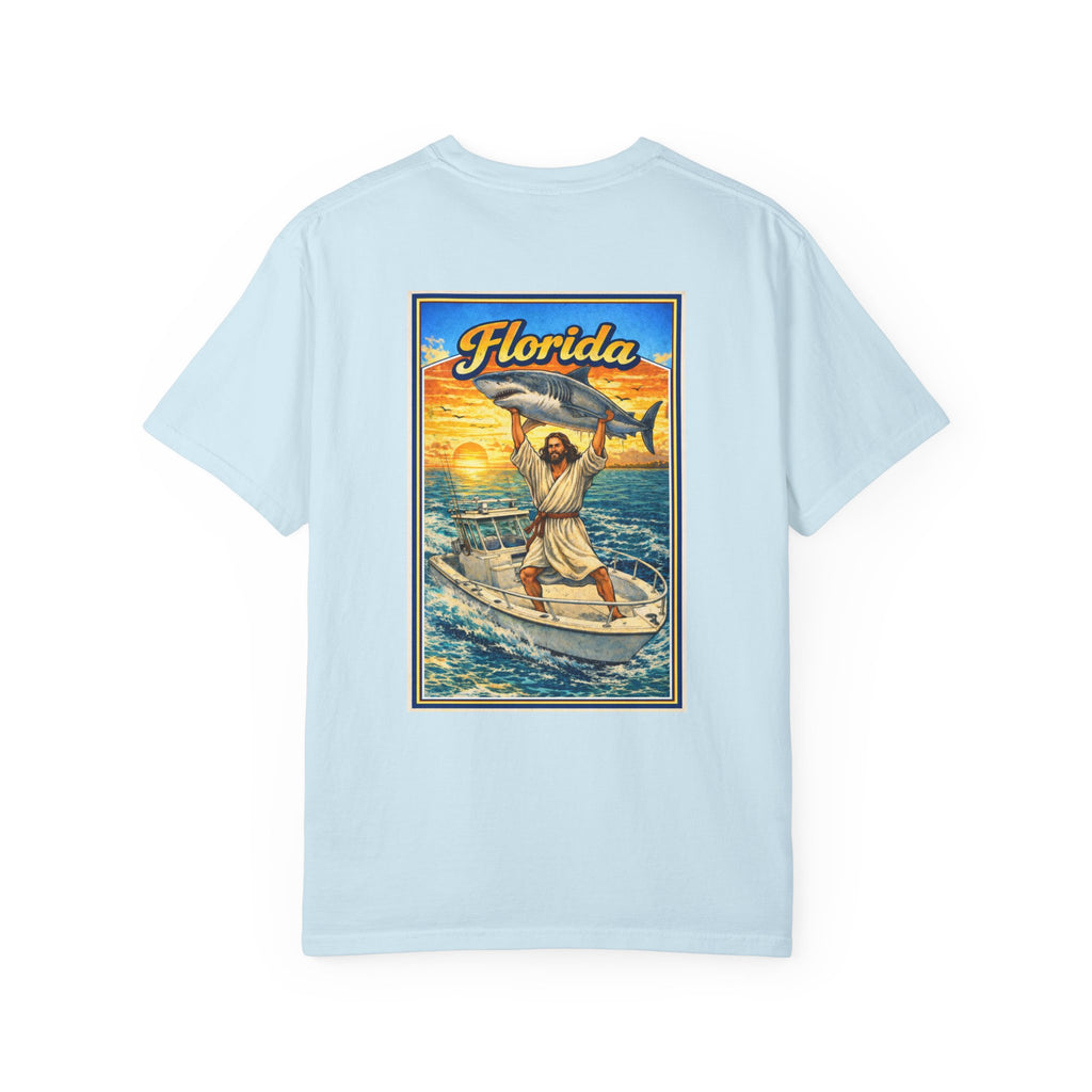 Florida T-Shirt — “Saltwater & Salvation” Jesus Graphic Tee