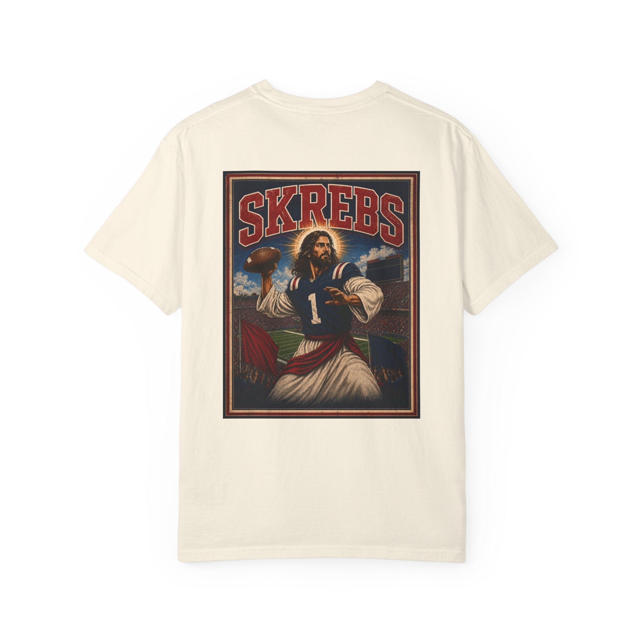 Skrebs Vintage Football Graphic T-Shirt