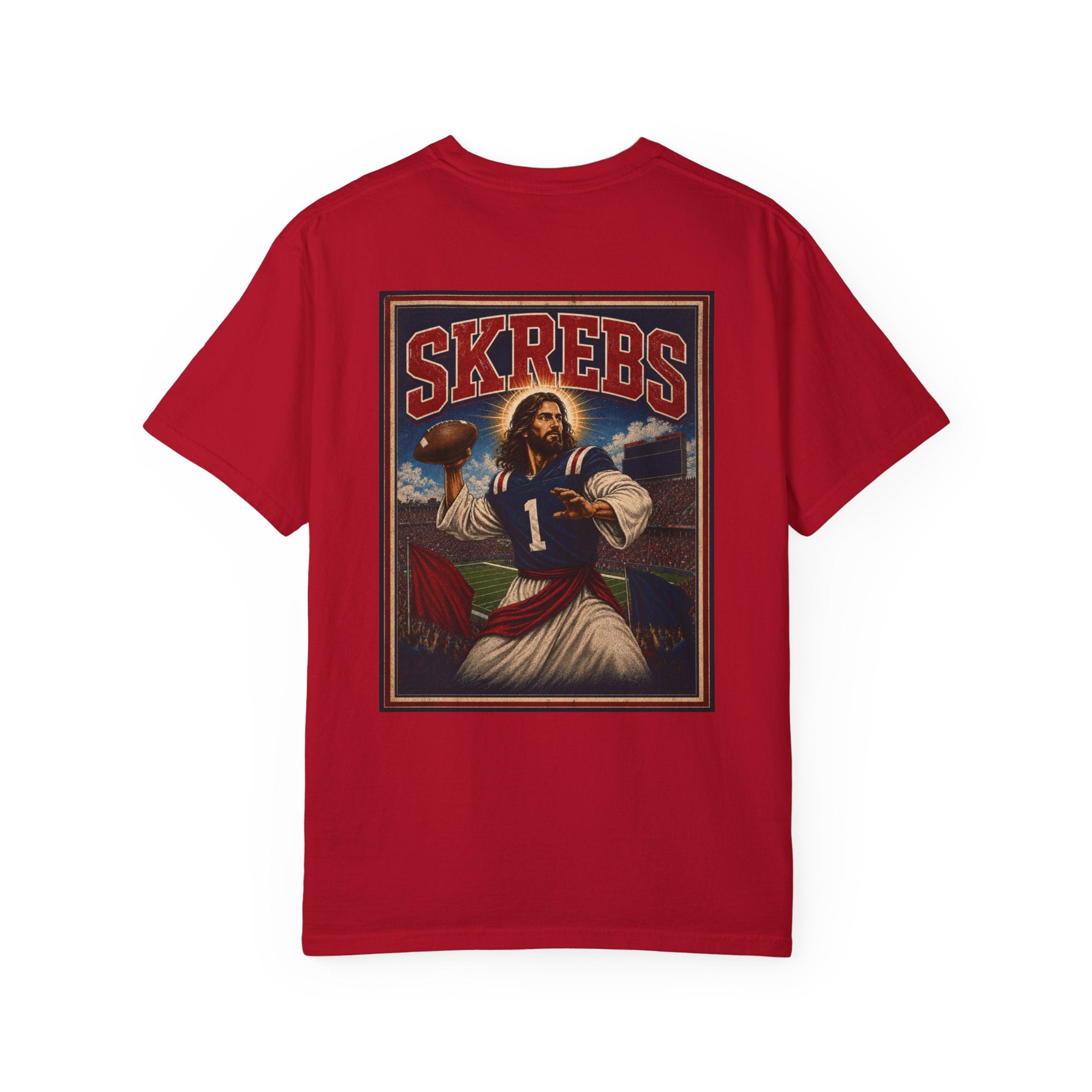 Skrebs Vintage Football Graphic T-Shirt