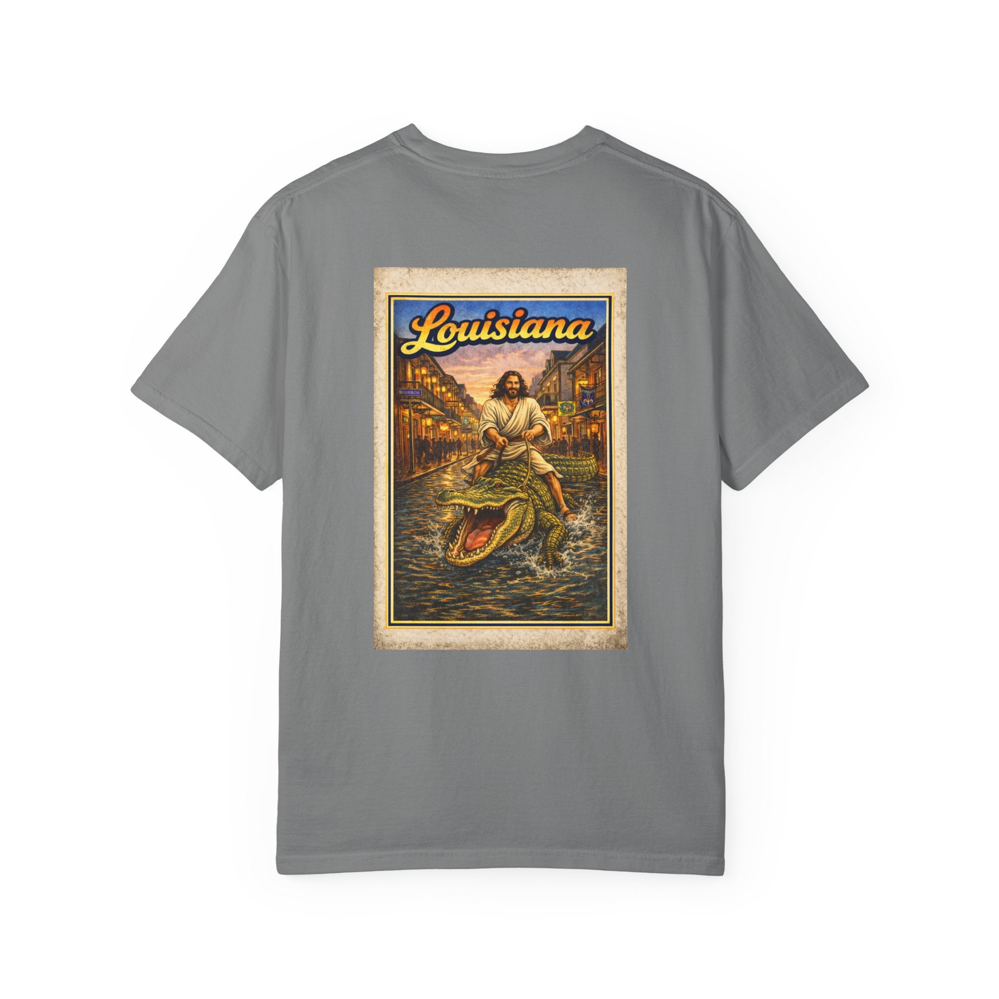 Louisiana T-Shirt — “Grace in the Bayou” Jesus Graphic Tee