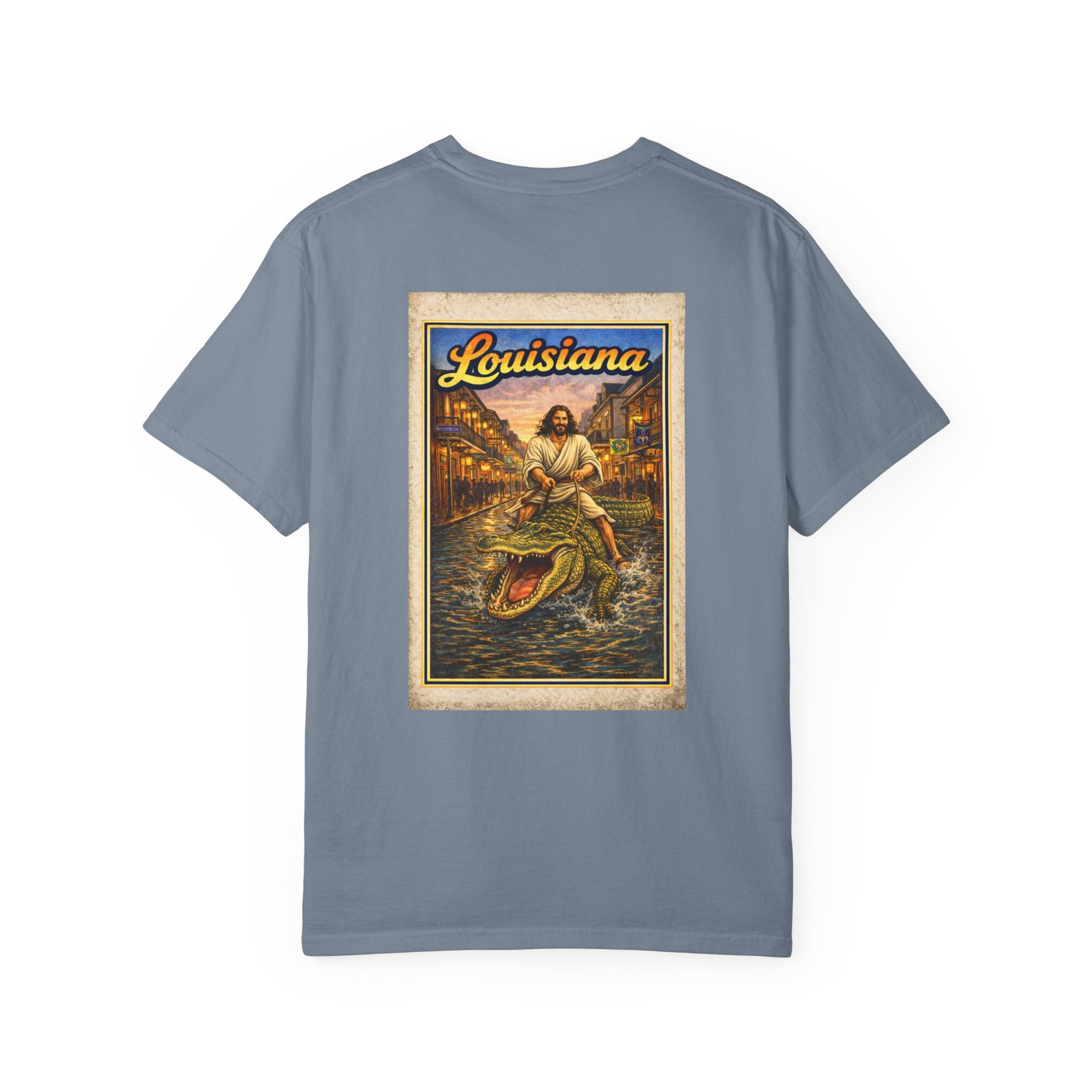 Louisiana T-Shirt — “Grace in the Bayou” Jesus Graphic Tee