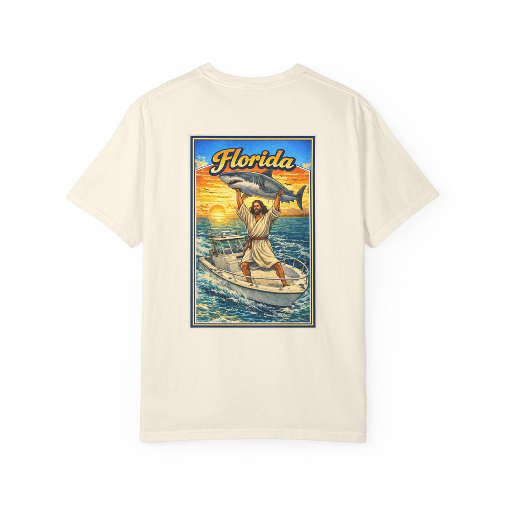 Florida T-Shirt — “Saltwater & Salvation” Jesus Graphic Tee