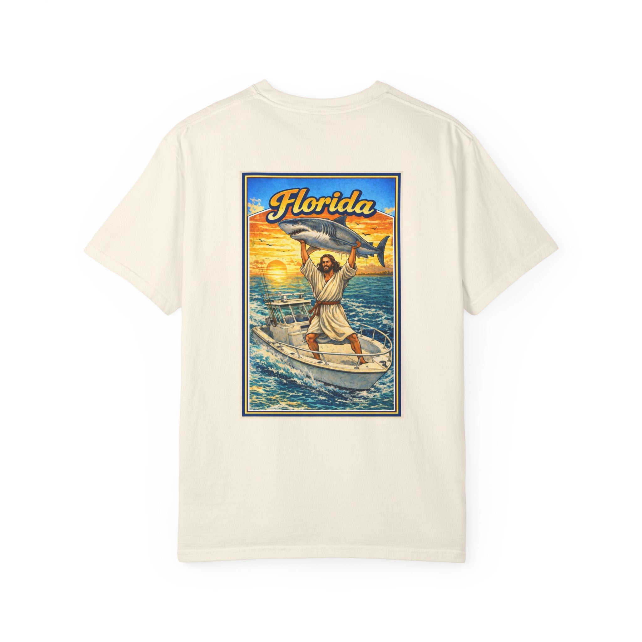 Florida T-Shirt — “Saltwater & Salvation” Jesus Graphic Tee