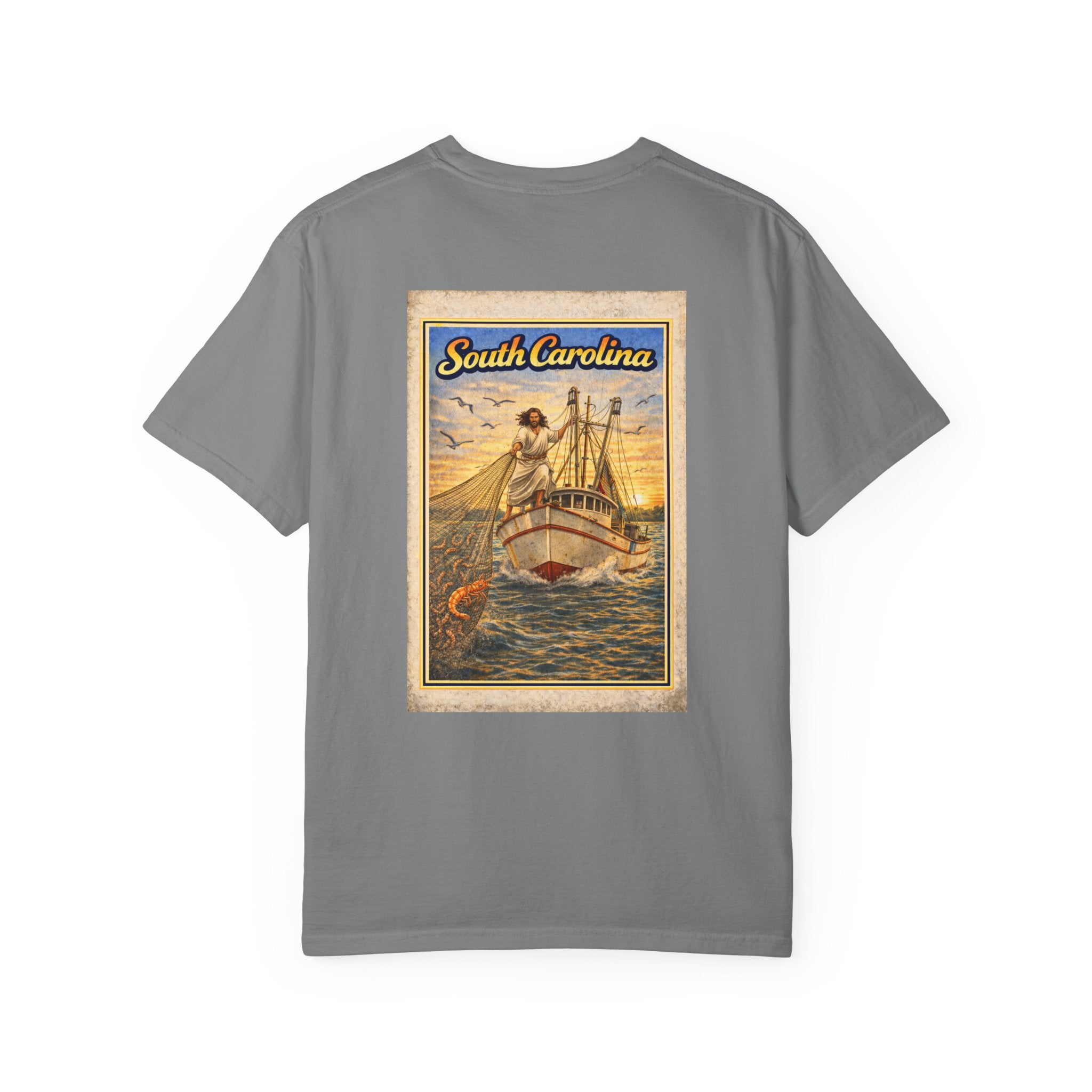 South Carolina T-Shirt — “Southern Grace, Strong Faith” Jesus Graphic Tee